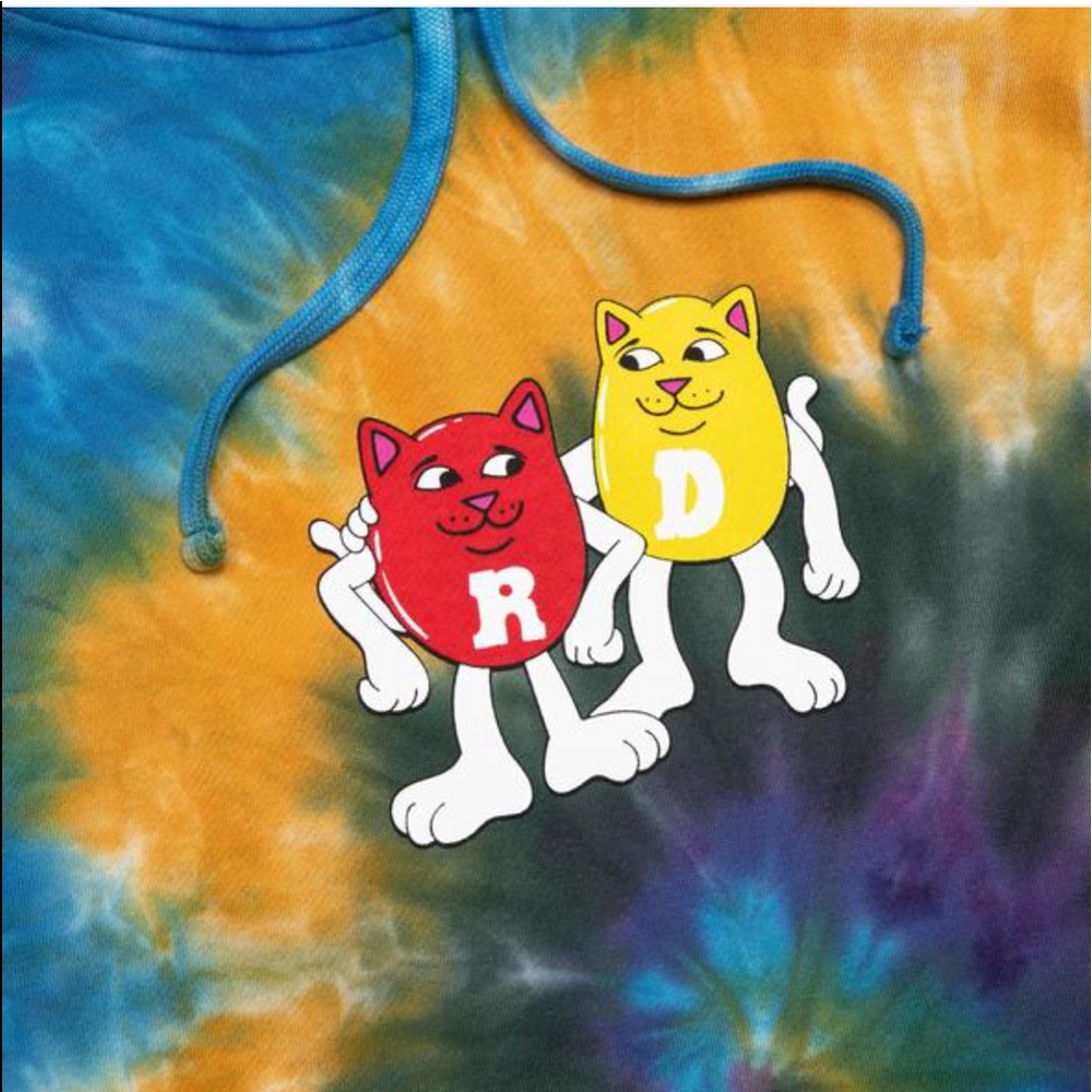 New RIPNDIP spiral tie dye hoodie - Picture 3 of 10